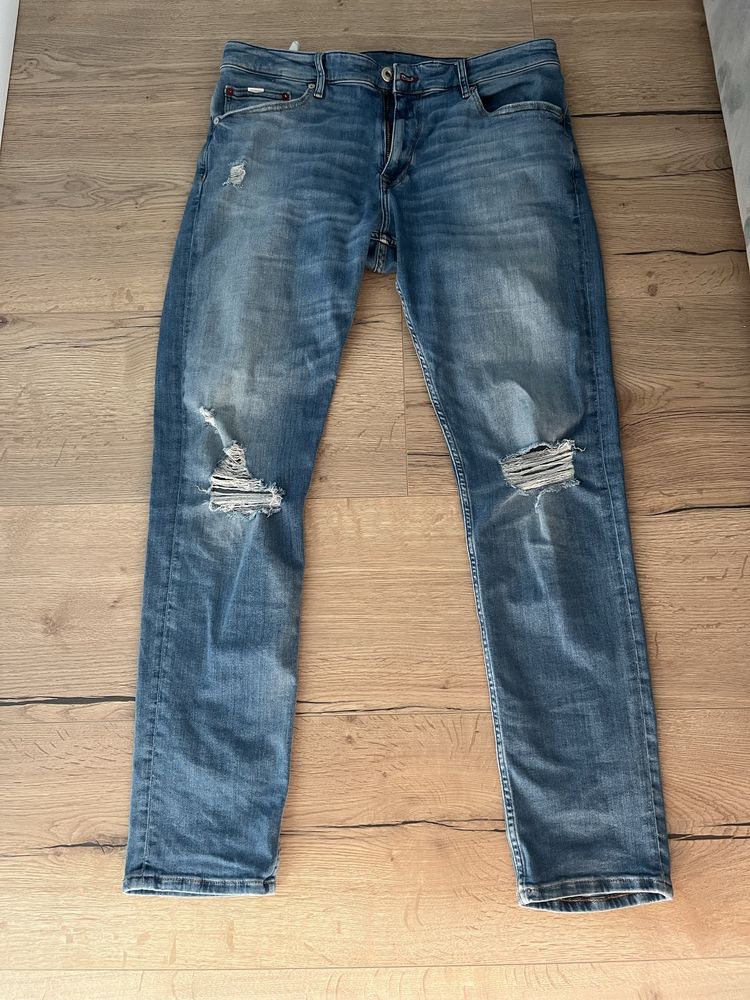 Spodnie cross jeans niebieskie 33/32