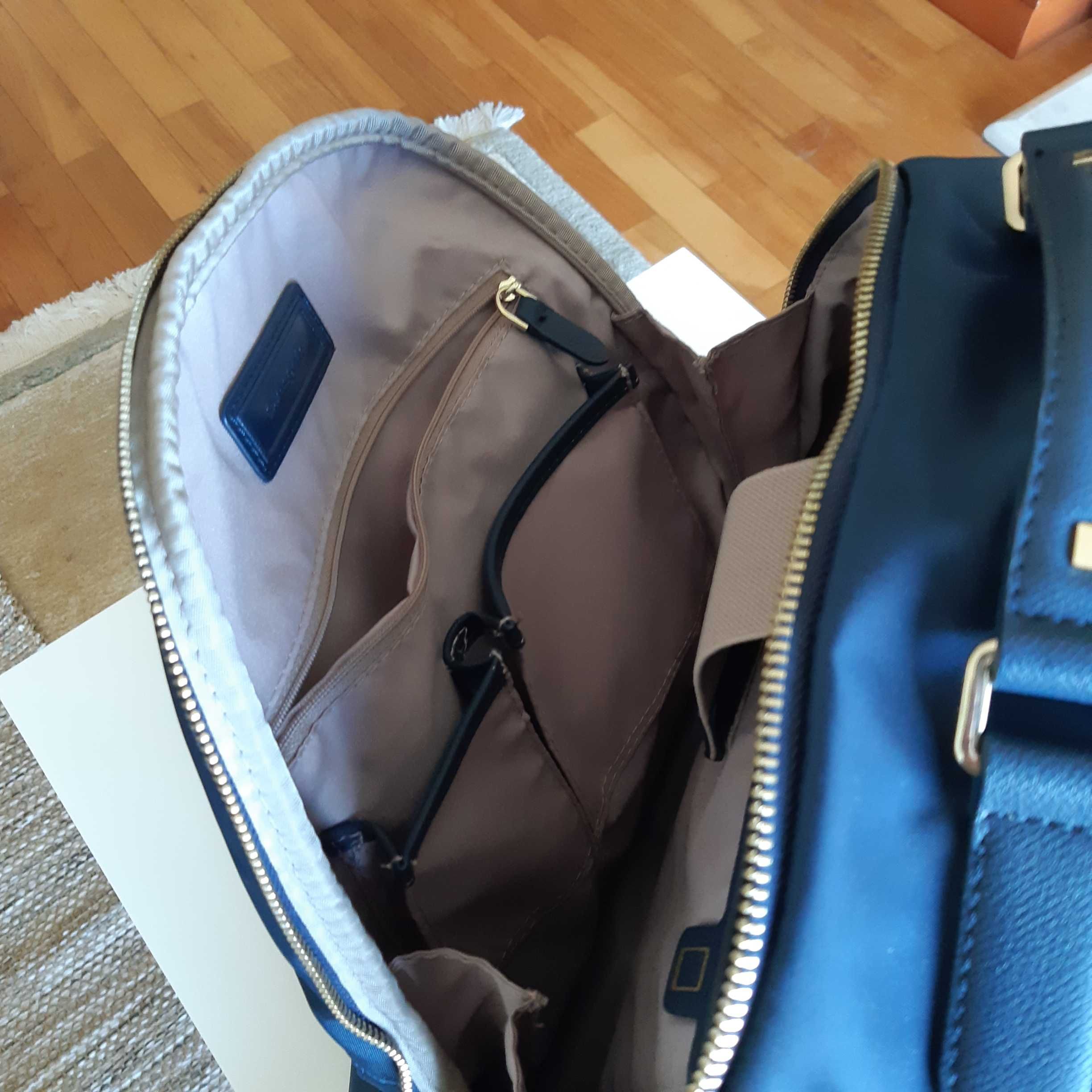 Mochila da Samsonite, Para computador, azul e com várias divisões