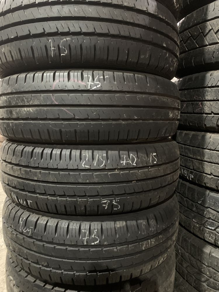 Шины б/у лето 215/70-15с Hankook Vantra LT