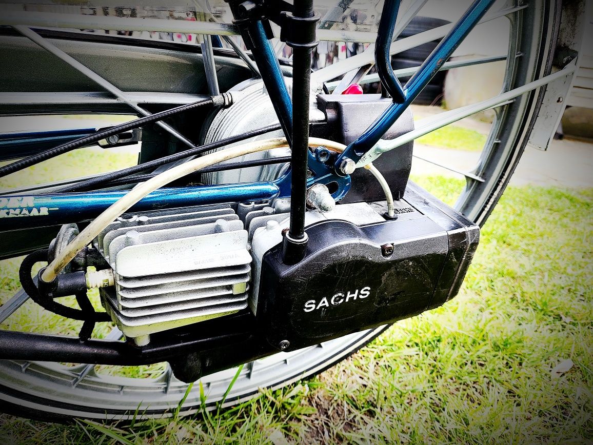 Sparta Met rower z silnikiem spalinowym sachs301A, Spartamet, sachs