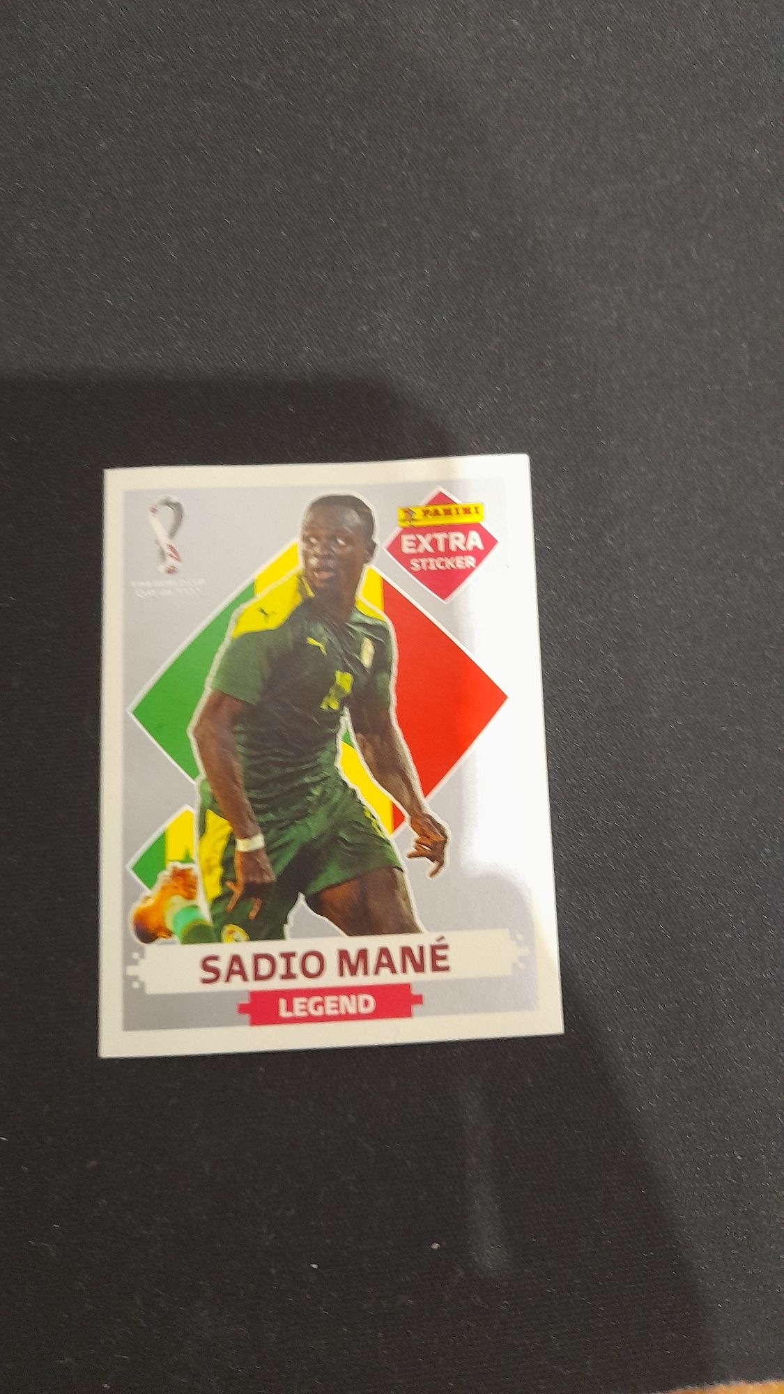 Sádio Mané cromo legend prateado do mundial do qatar 2022| PANINI