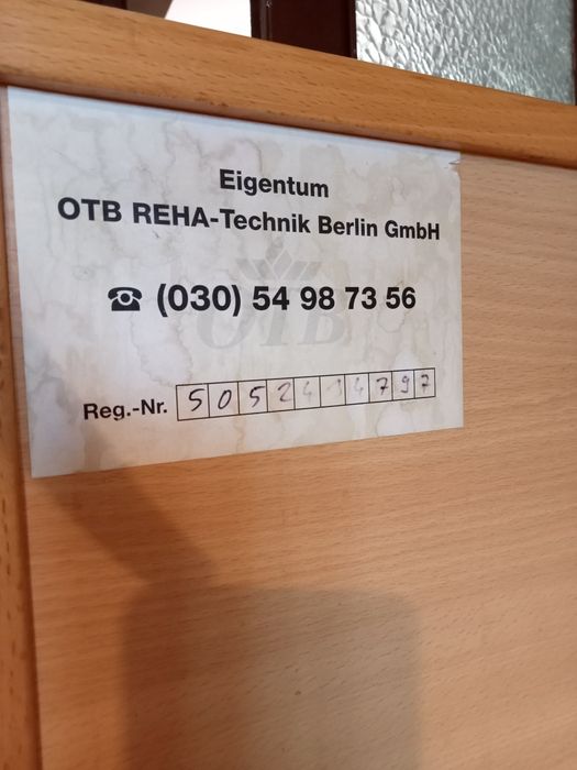 Łóżko rehabilitacyjne OTB Reha