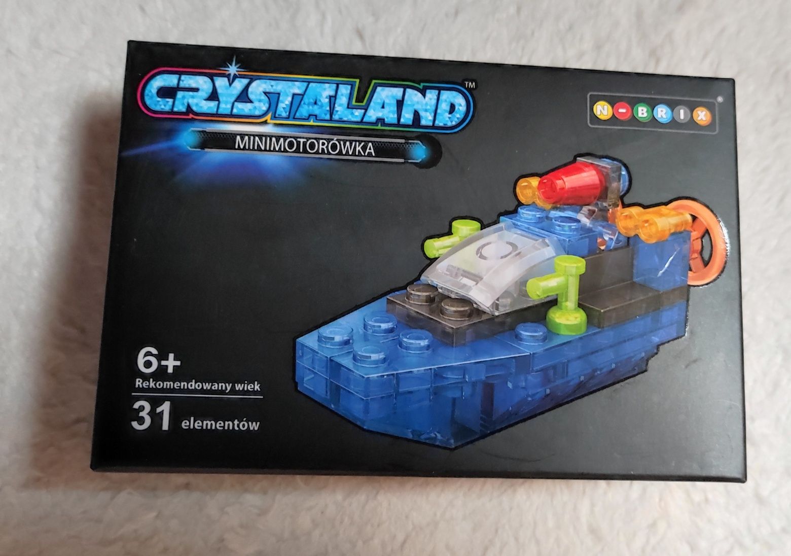 Crystaland klocki mini motorówka NOWA