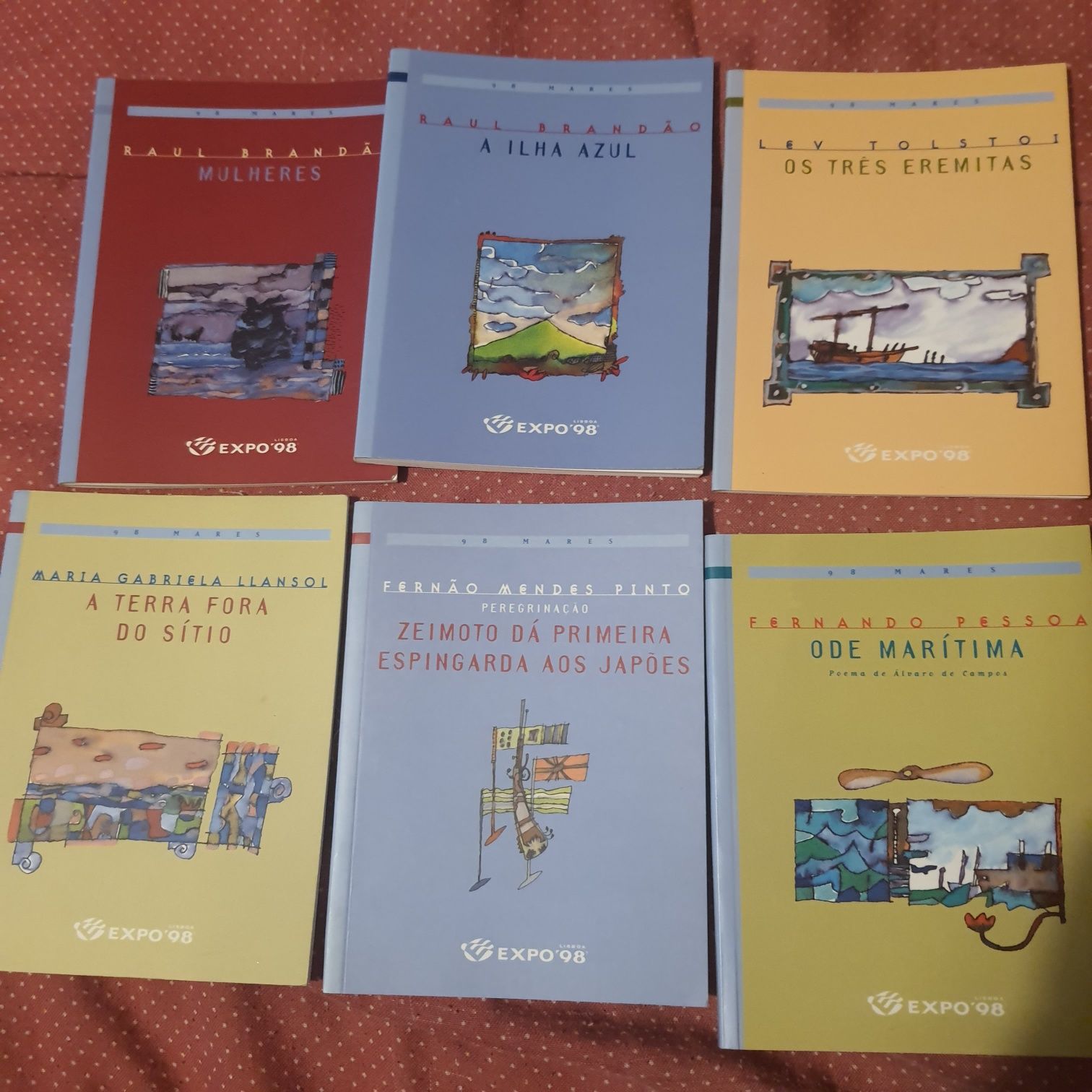 Lote 6 livros diferentes autores