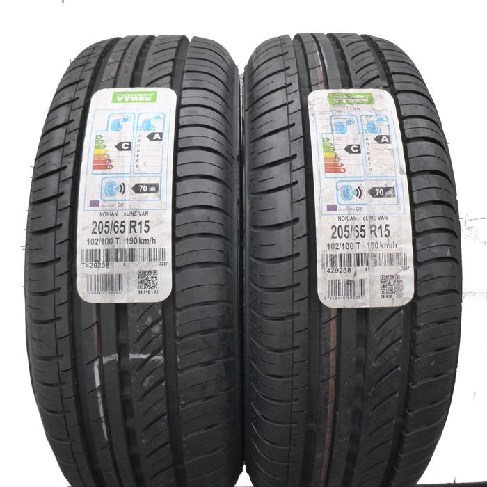 Opony 205/65/15C Nokian 205/65R15C 102/100T Van Letnie 2016 Nieużywane