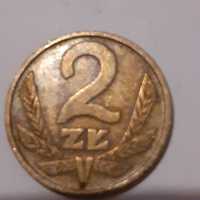 Sprzedam   monetę o nominale 2zł z roku 1977.