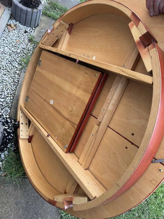 Stół okragły rozkładany