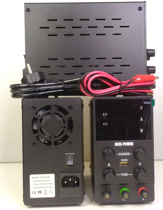 імпульсний лабораторний блок живлення 120в