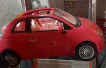 Carro Fiat 500 Barbie