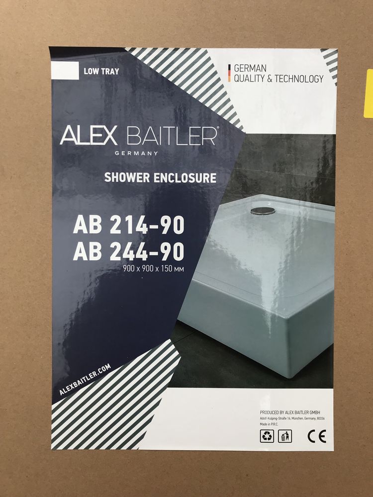 Продам новий німецький душовий піддон ALEX BAITLER