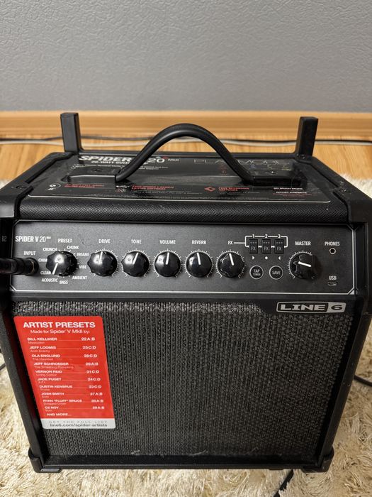 Комбопідсилювач LINE6 SPIDER V 20 MKII