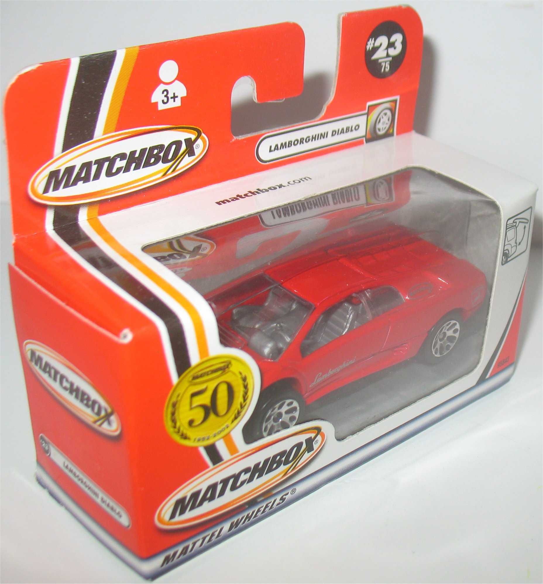 Matchbox - Lamborghini Diablo - c/logo 50 Anos