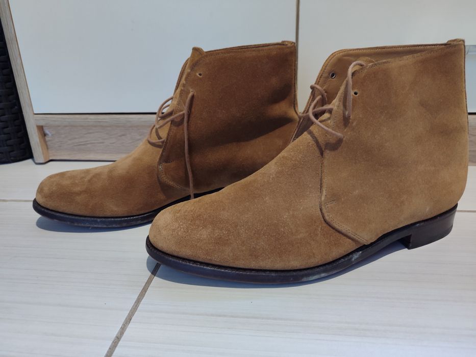 Замшевые мужские ботинки