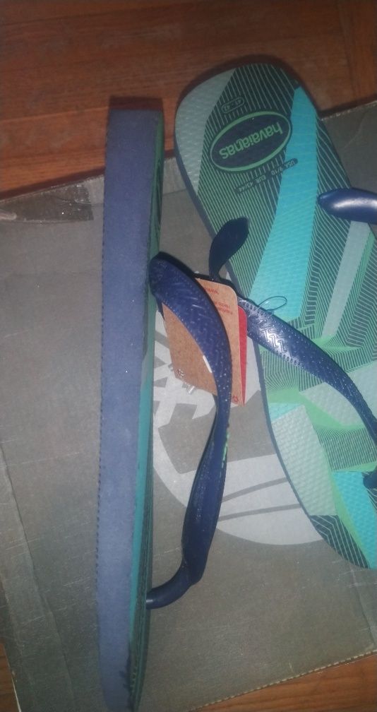 Havaianas р.41-42 стельки-27см на утолщеной подошве вьетнамки шлёпанцы