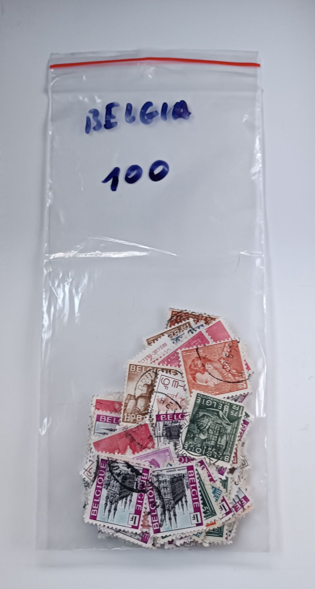 zestaw znaczków 100 szt