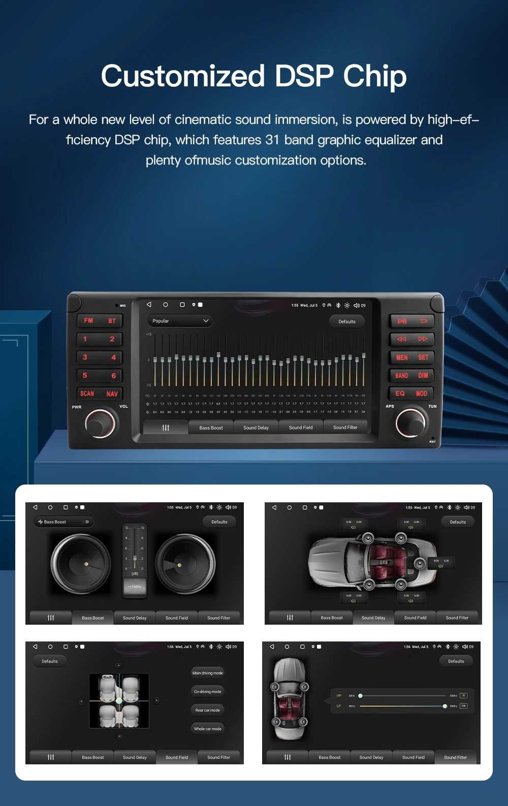 Radio Android dedykowane do BMW E39, X5