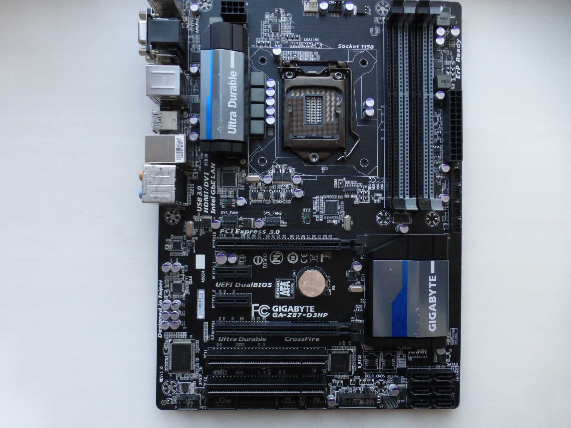 Материнская плата GIGABYTE GA-Z87-D3HP сокет 1150