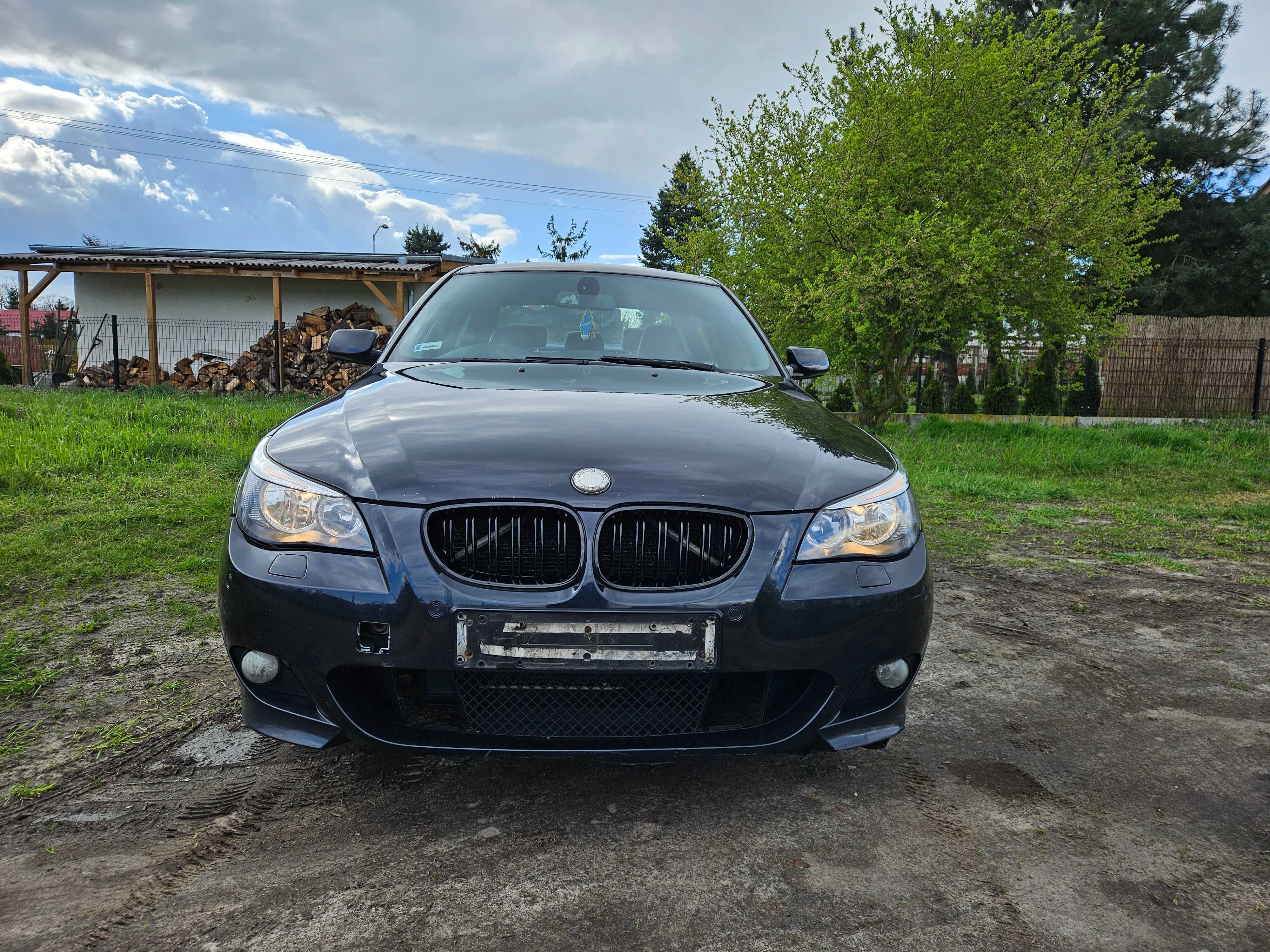 Bmw e60 m-pakiet carbonschwarz N52B30A 258km felga styling 135 czesci!