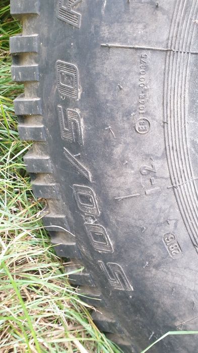 Zestaw opon rolniczych MITAS 500/50 R17  PRZYCZEPA -PRESA-ROZRZUTNIK