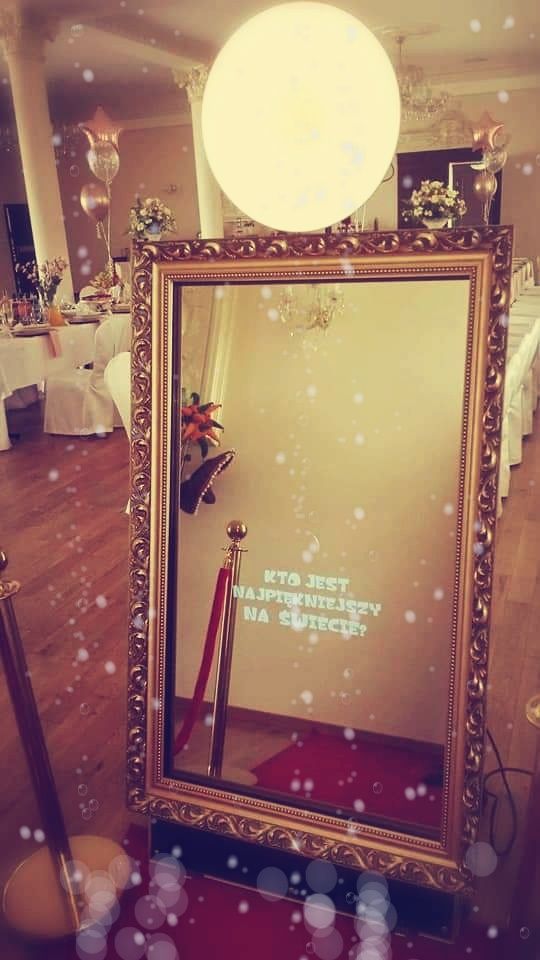 Fotobudka fotolustro selfie mirror komunia wesele osiemnastka ANIMACJE