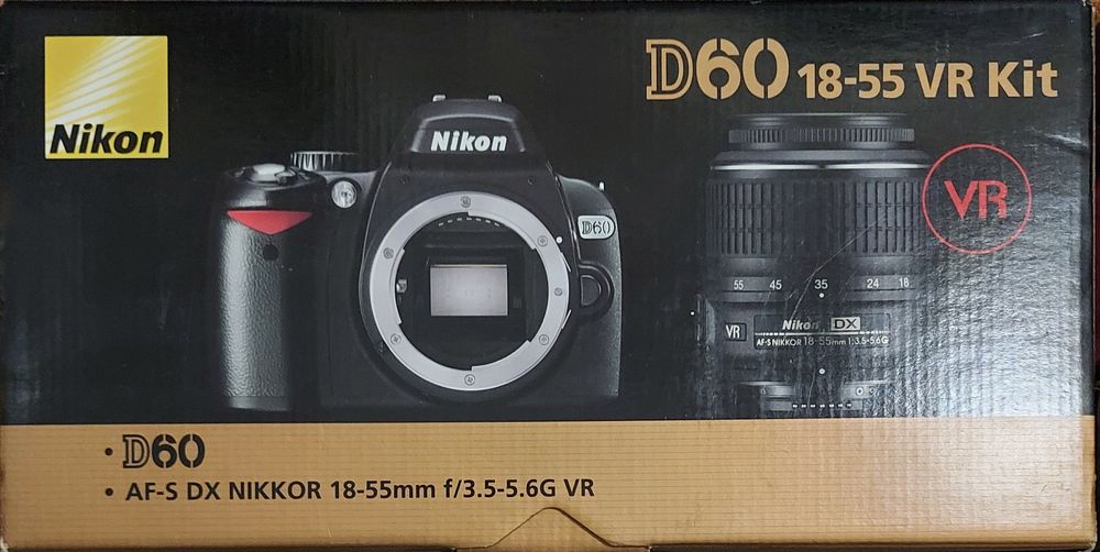 Фотоаппарат Nikon D60 18-55VR Kit + 55-200 AF-S DX  VR