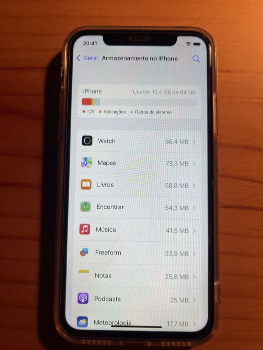 iPhone X 64GB Livre como novo