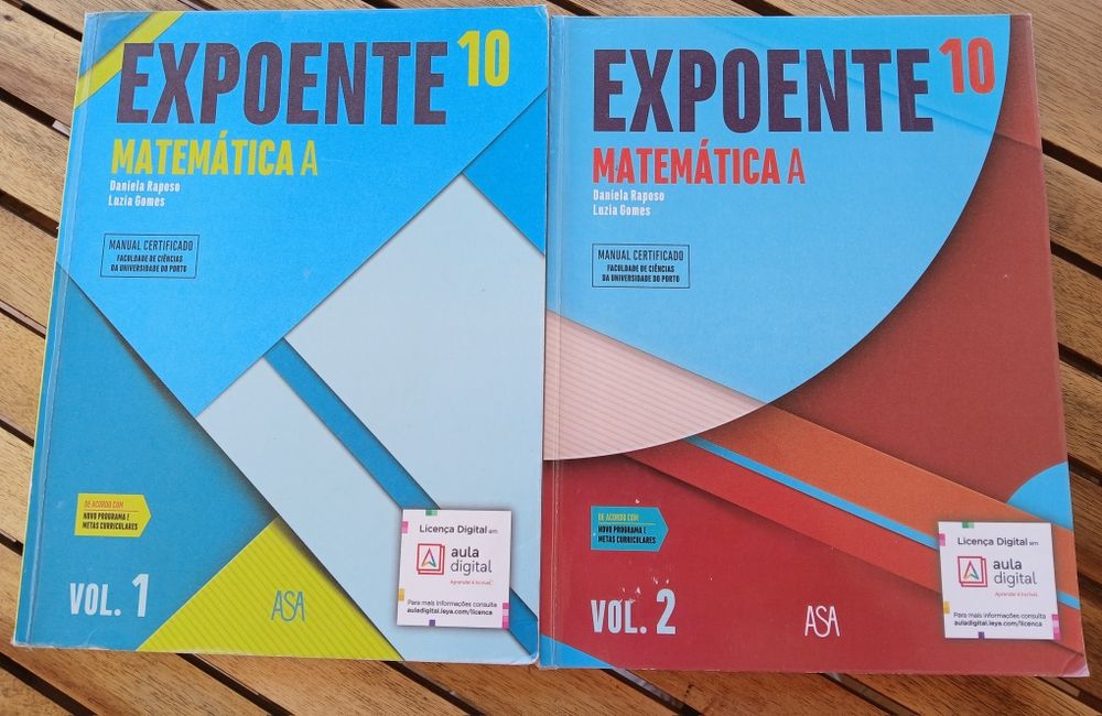 Manual/Livro Matemática Expoente 10 (Volume 1 e 2)