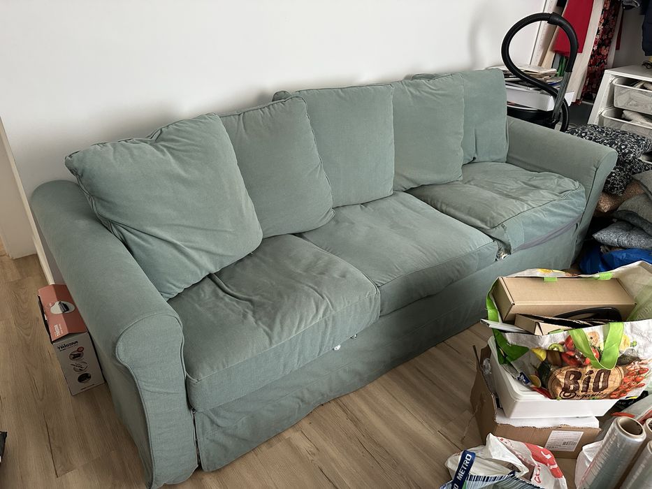 Sofá grande IKEA Azul/Verde