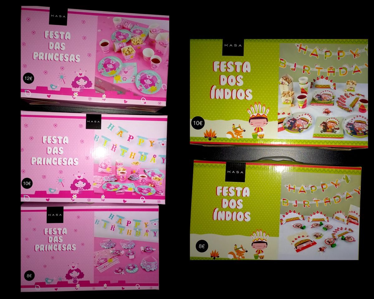 Kits festa  princesas e indios