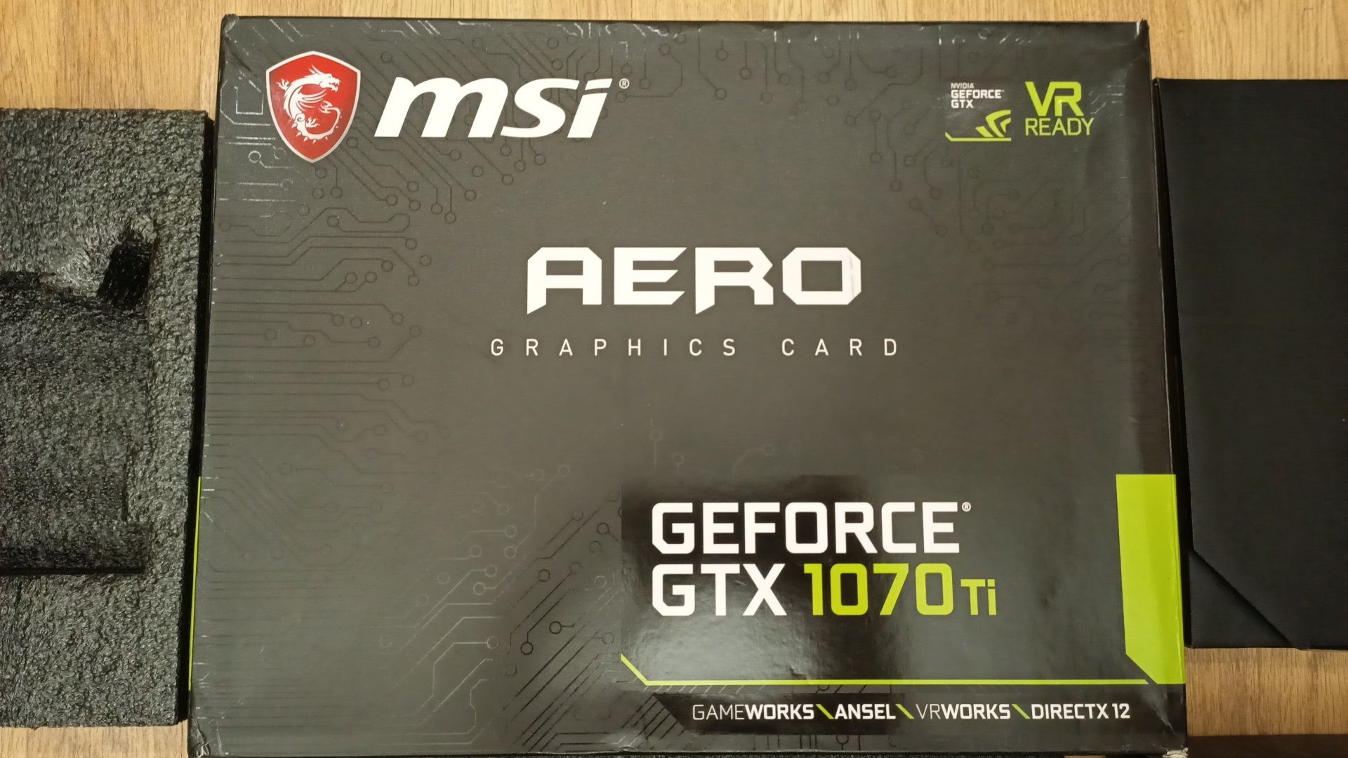 Коробка комплектация MSI GeForce GTX 1070 Ti AERO 8G диск инструкция