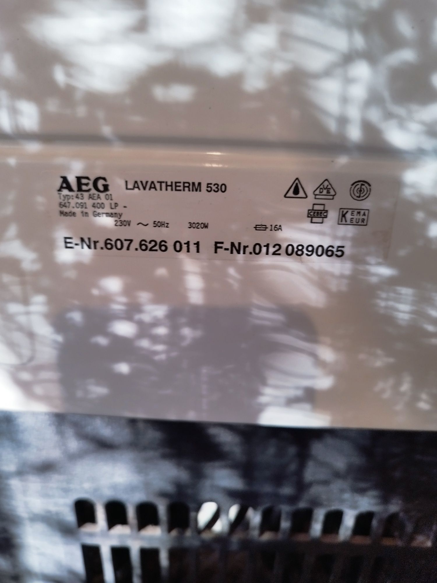 Suszarka kondensacyjna AEG LAVATHERM 530