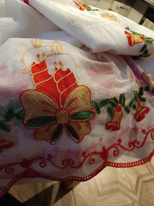 Firanki świąteczne