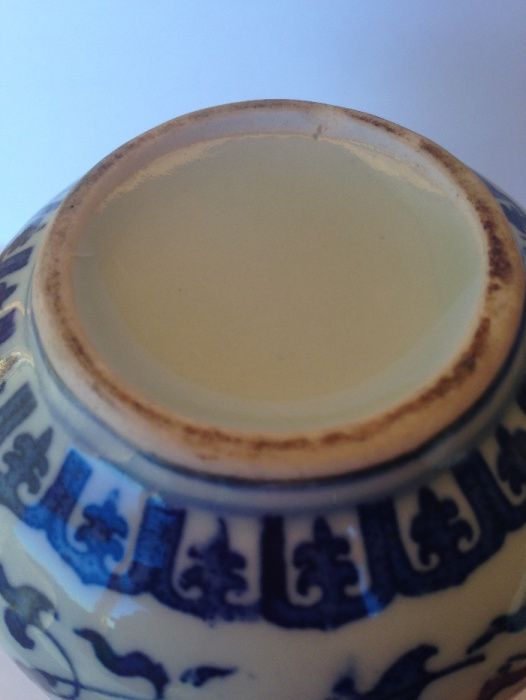 Garrafa cabaça japonesa de porcelana ,de sake ,selada, sec. XX