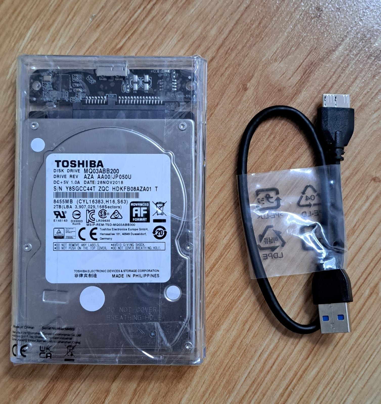 Dysk 2TB USB 3.0 sata3 2,5 zewnętrzny HDD ps3 ps4 ps5 Xbox TV sprawny