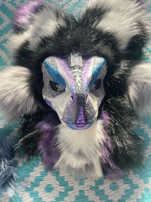 Maska Fursuit Dino Mask furry