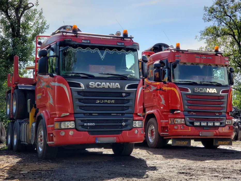 Scania R560 V8 2014r. * Scania R580 V8 2016r. * Scania R500 V8 2013r. * DO DREWNA DRZEWA LASU DŁUŻYCY KŁODY 6x4 HDS DŹWIG EPSILON LOGLIFT PRZYCZEPA NACZEPA WÓZEK DO DREWNA DOLL HUTTNER KOMPLET DO TRANSPORTU DREWNA  Scania*Do drewna*drzewa*lasu*dłużycy*kło