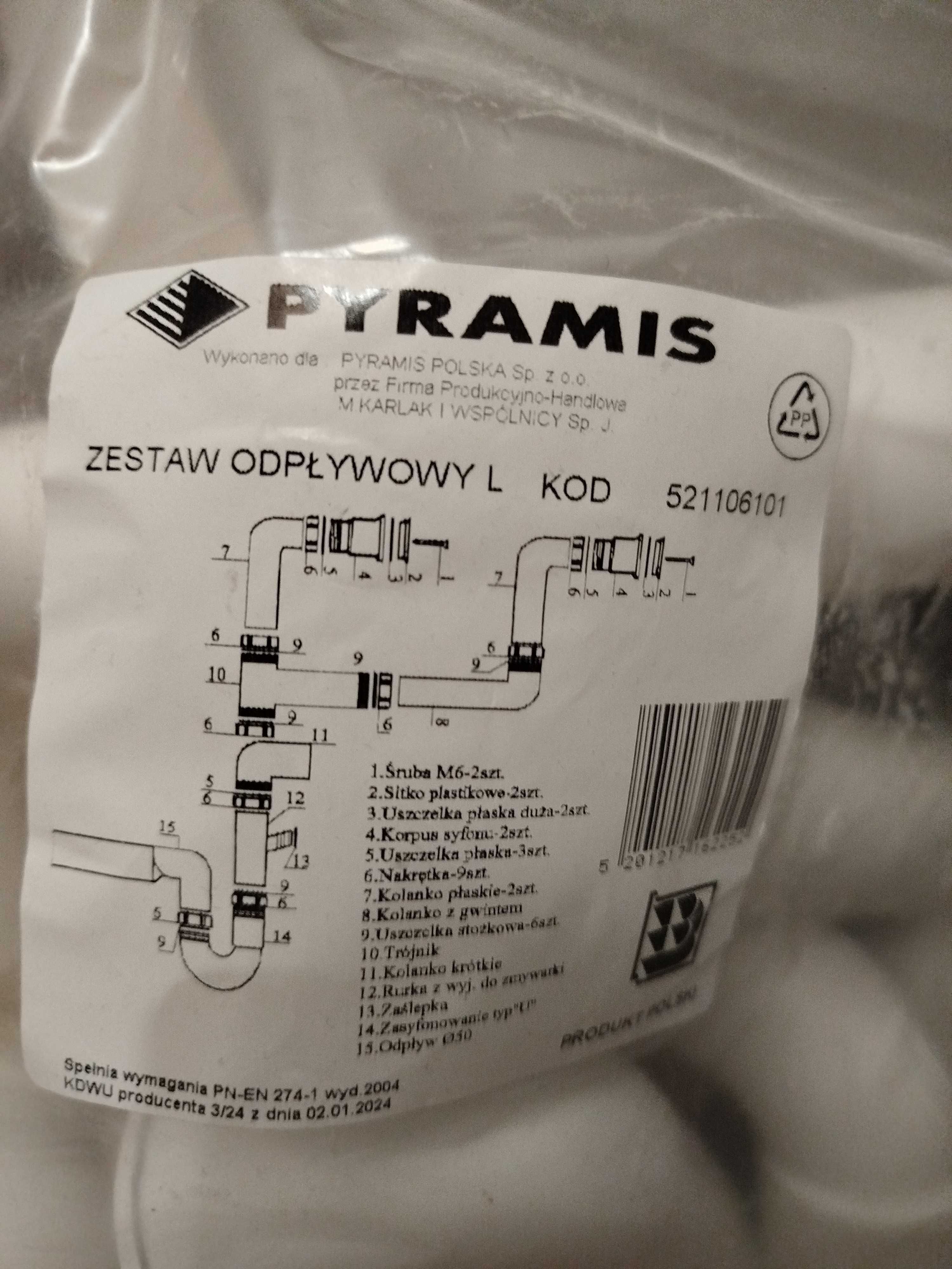 Zestaw odpływowy L