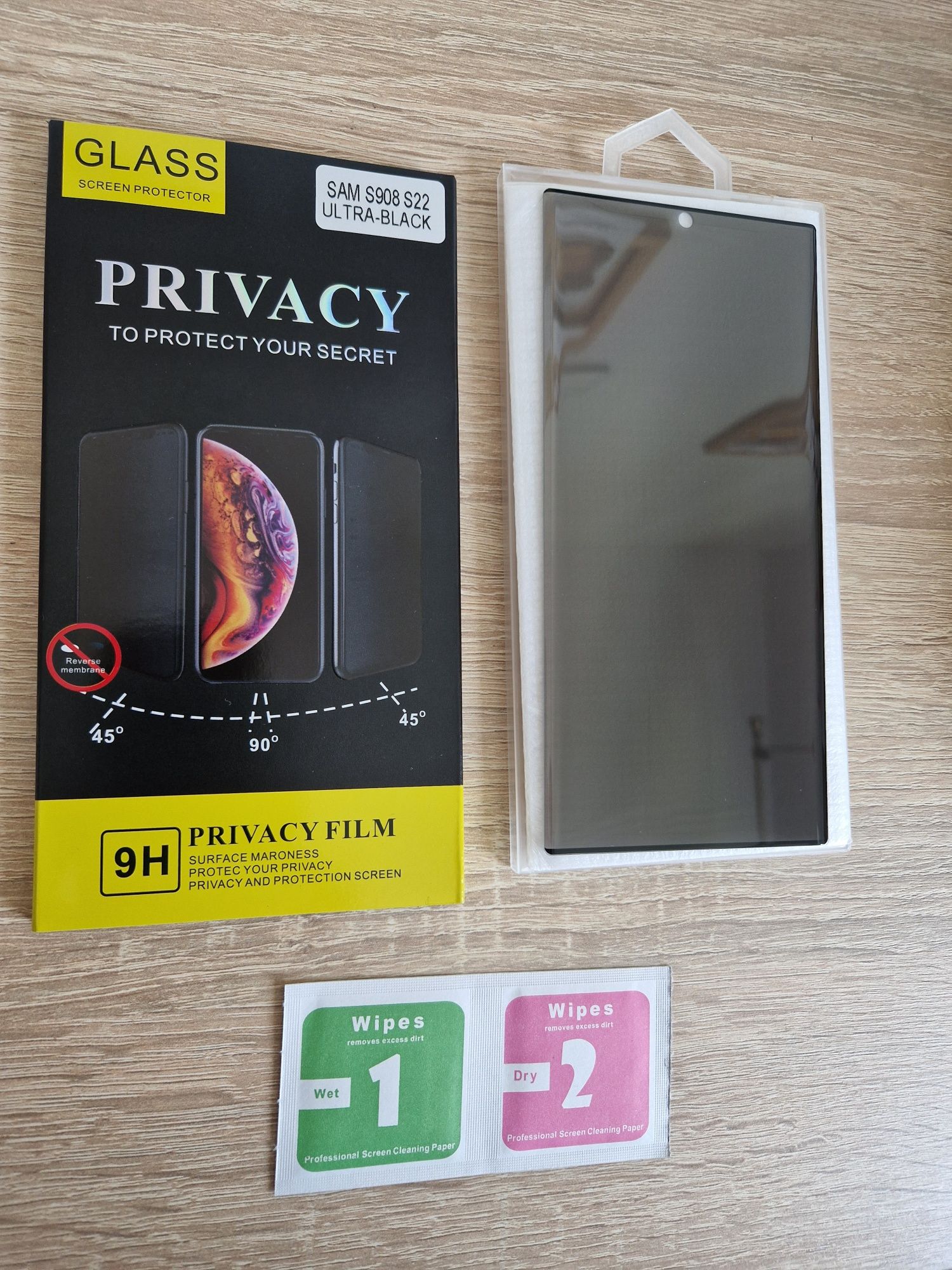 Hartowane szkło Privacy Glass do SAMSUNG GALAXY S22 ULTRA