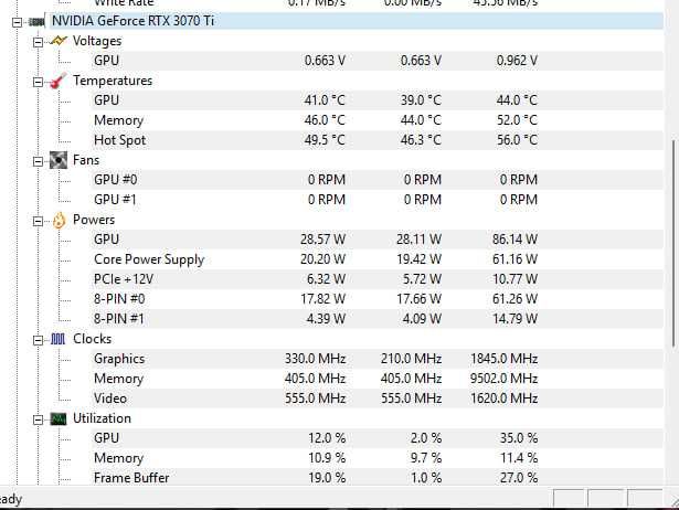RTX 3070ti 8GB Game Rock