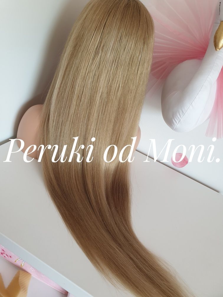 Peruka bezowy blond