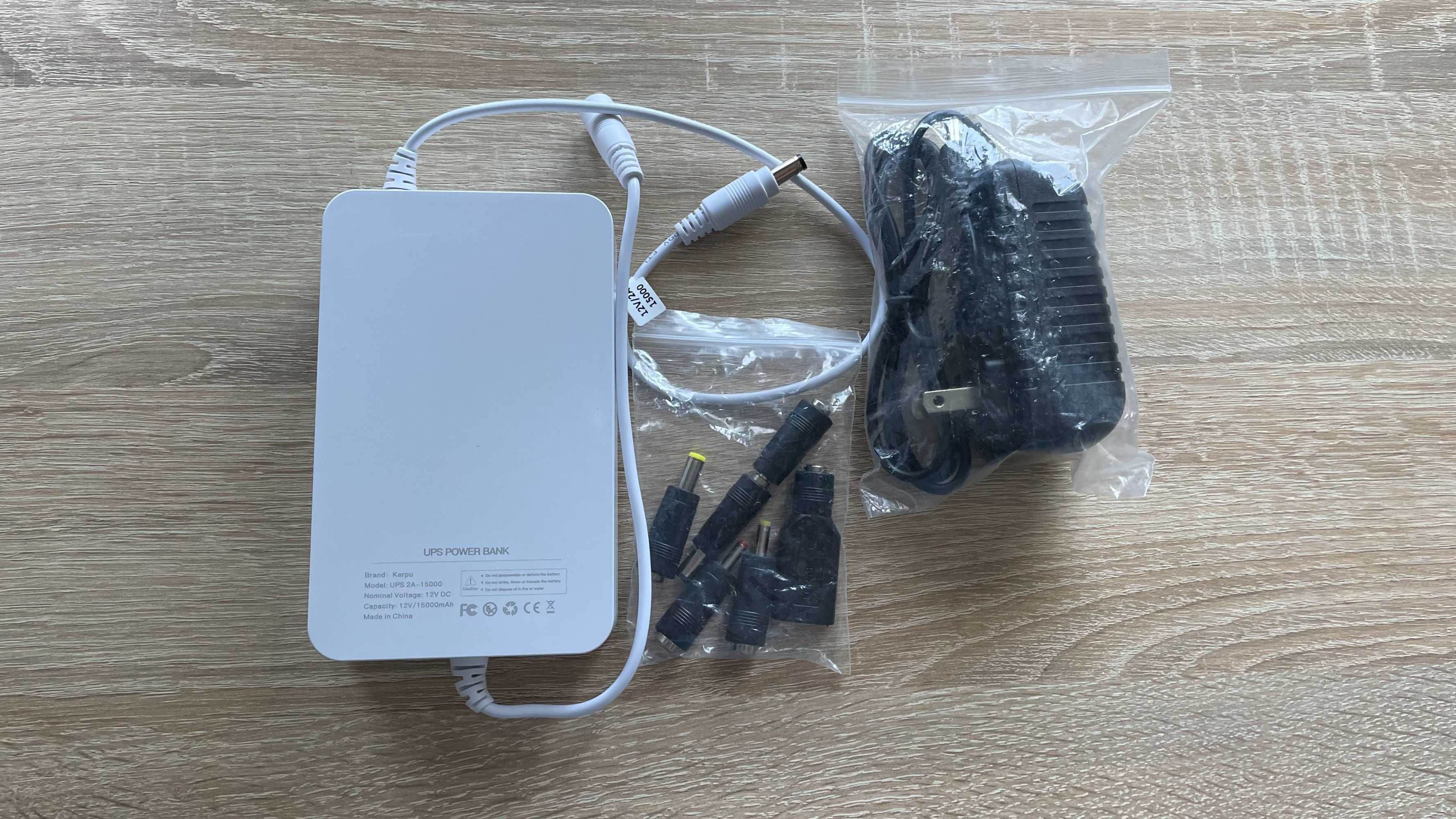 Павербанк UPS ДБЖ для роутера 12V/2A повербанк 15000mAh
