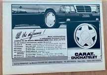 Felgi mercedes carat w126 w201 , w124, w202 5x112