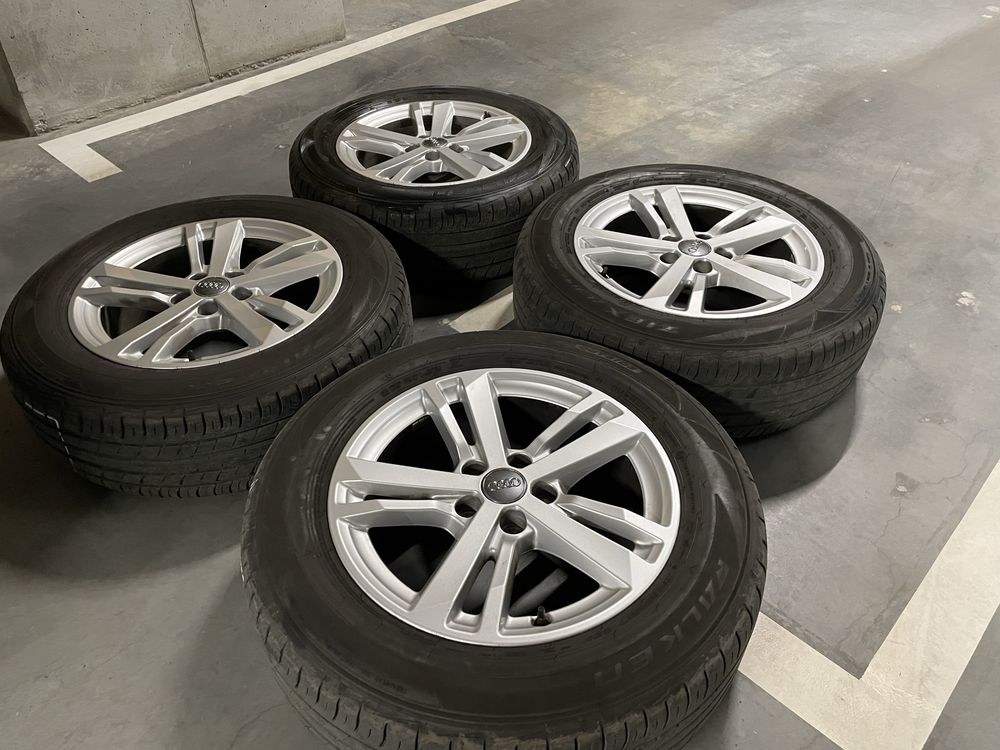 Felgi Audi 17 + opony falken azenis 215/65 R17 99V