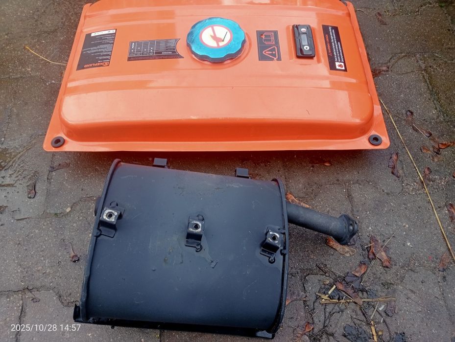 Agregat prądotwórczy zbiornik paliwa wydech nowe