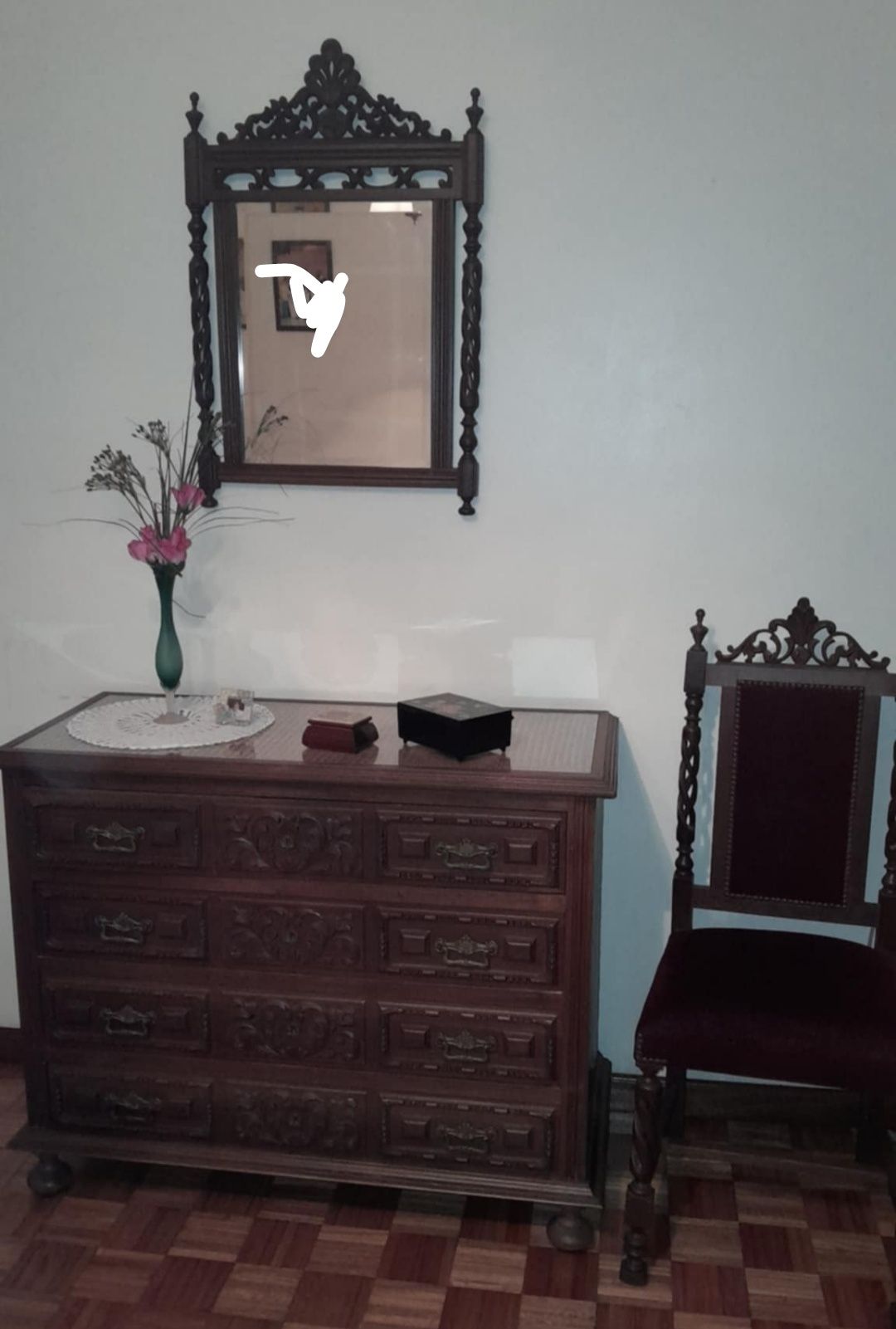 Mobília de quarto completa séc XVI