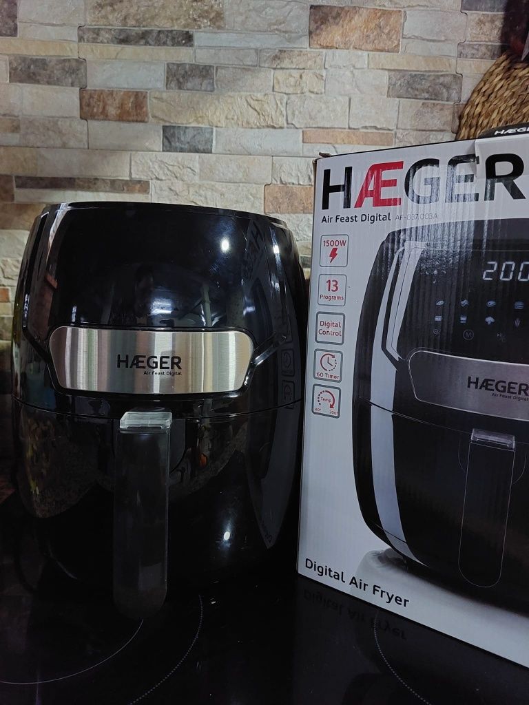 Digital air fryer haeger