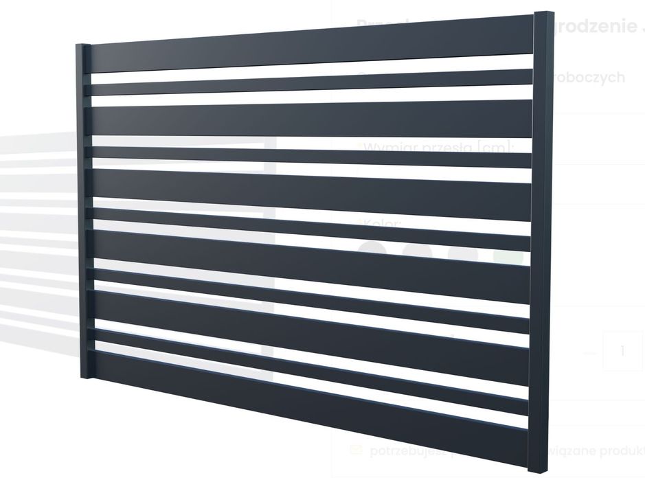 Przęsło ogrodzeniowe 1,2 m x 2 m * WYPRZEDAŻ * - Transport PL