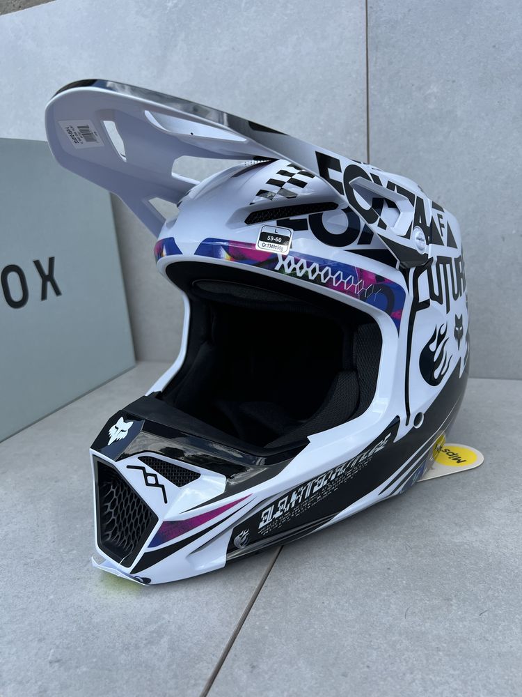FOX V1 kask enduro cross quad offroad rozm. L NOWY OKAZJA