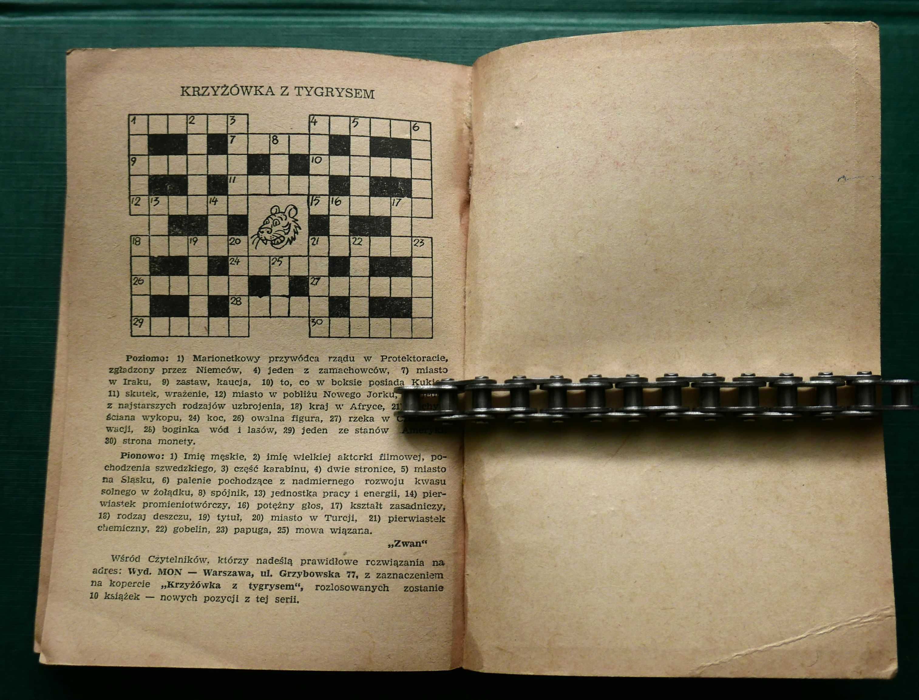 Andrzej Piwowarczyk - Anthropoid atakuje/"Żółty Tygrys" Nr.2/1959r