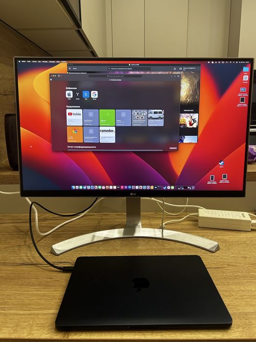 (РЕЗЕРВ) Монитор LG 27UD88-W 4K, IPS, USB-C, 3840x2160